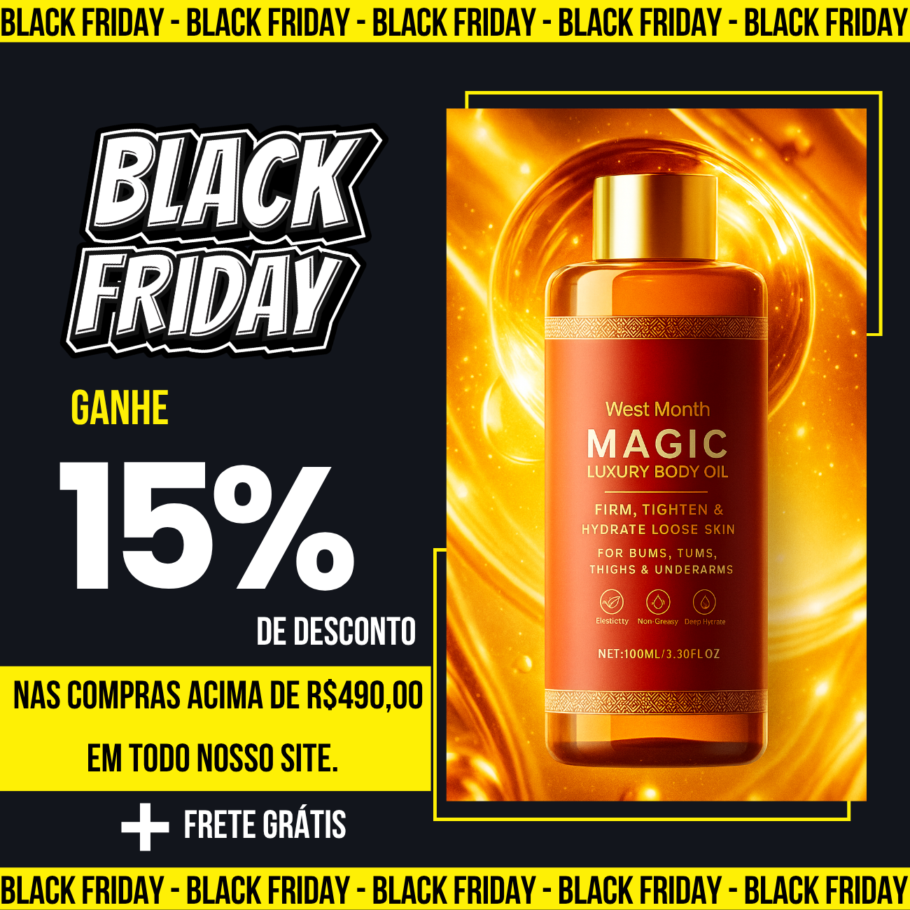 Óleo Corporal Mágico de Luxo STDIE™