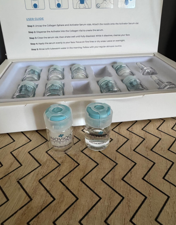 Sistema de Colágeno Nano-Seda Liofilizado Antirrugas