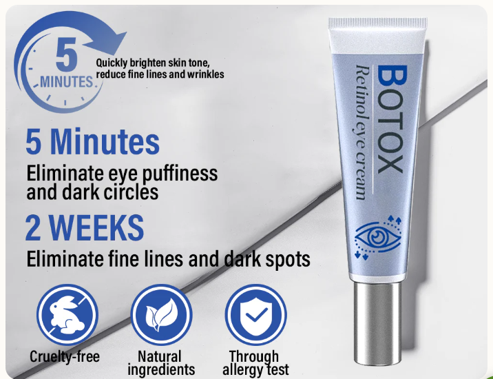 Creme para os olhos, linhas finas, rugas, olheiras, manchas escuras e antienvelhecimento diário