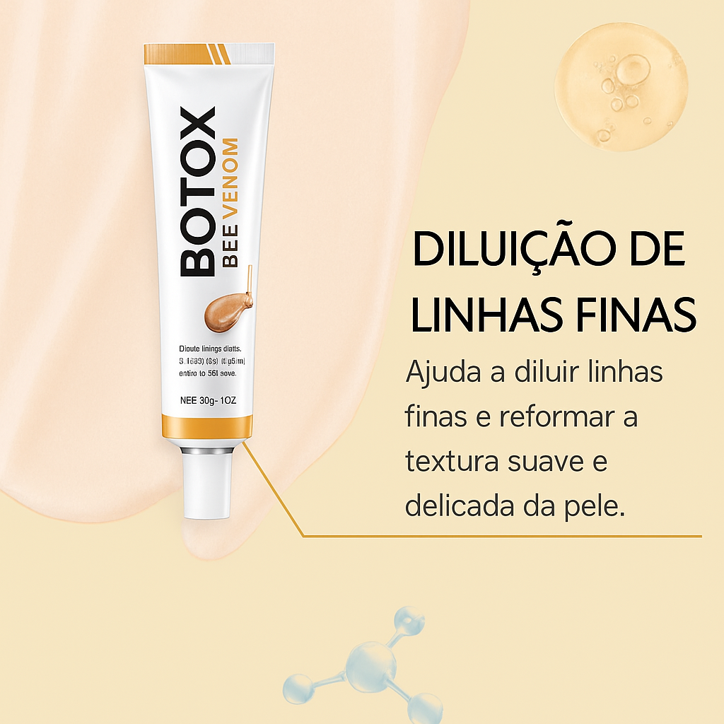 Creme Anti-Envelhecimento Redutor de Rugas, Reafirmante da Pele.