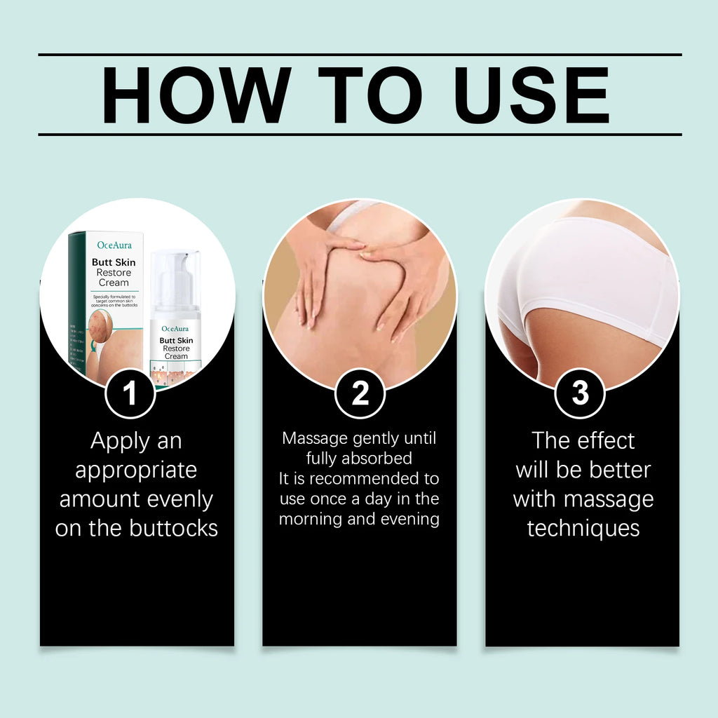 Creme para tratamento da pele do bumbum AEXZR®