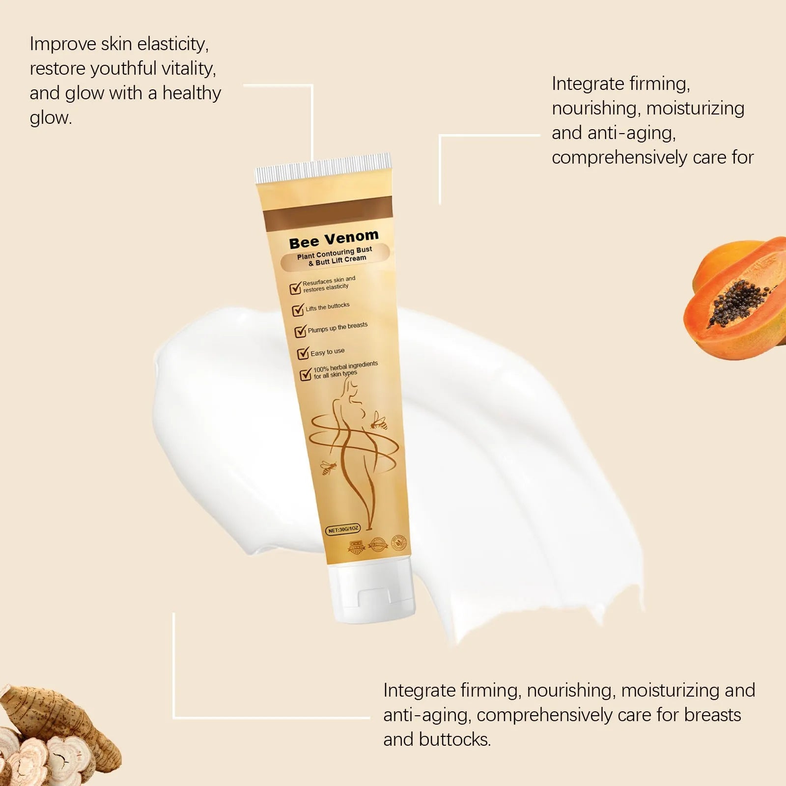 Bee Venom Creme para Cuidado dos Seios