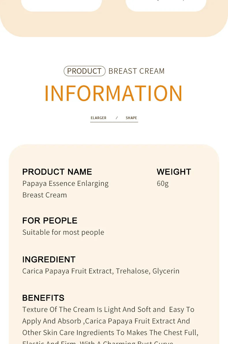 SADOER o creme número 1 para aumento de Seios