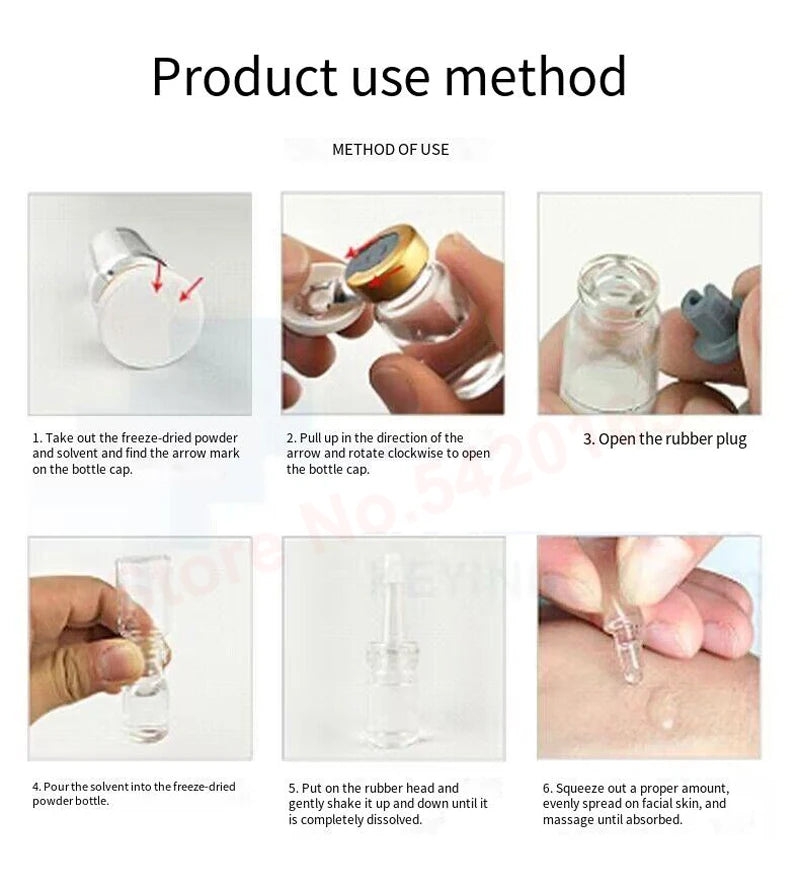 Sistema de Colágeno Nano-Seda Liofilizado Antirrugas