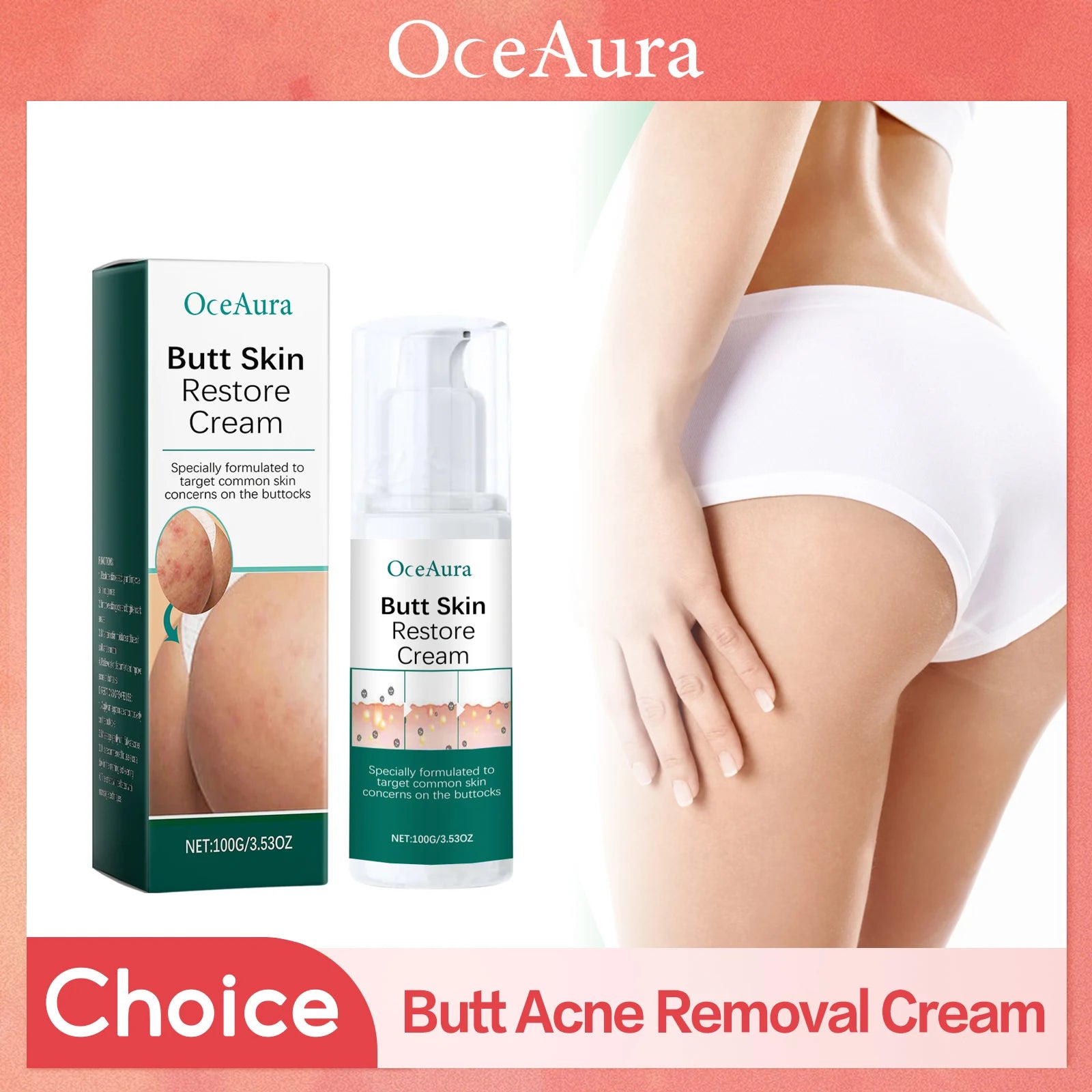 Creme para tratamento da pele do bumbum AEXZR®