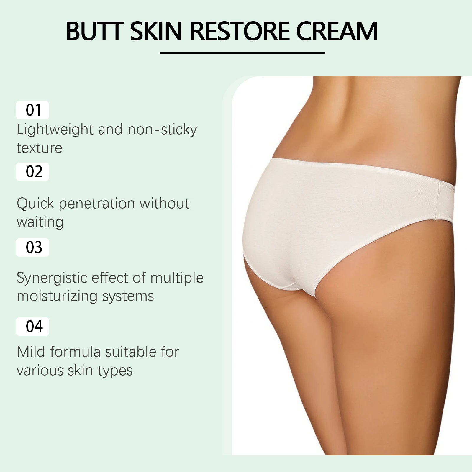 Creme para tratamento da pele do bumbum AEXZR®