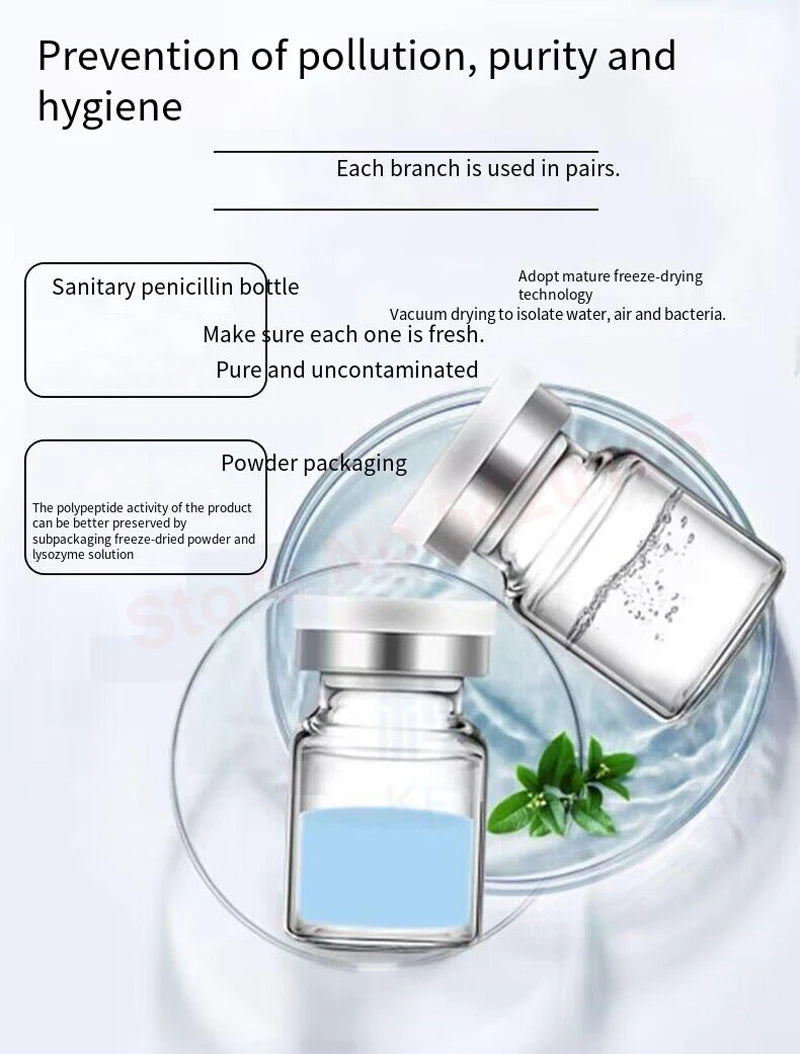 Sistema de Colágeno Nano-Seda Liofilizado Antirrugas